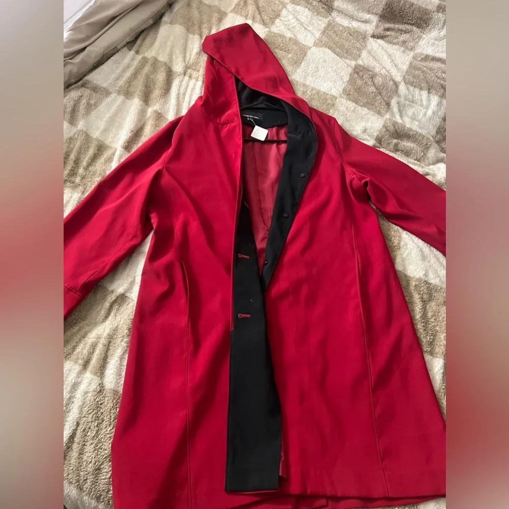 Jones Newyork women’s Red Hooded coat - Picture 5 of 5
